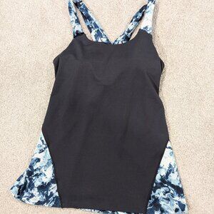 Gaiam Women's Workout Top w/ Built-In Bra - Size Large
